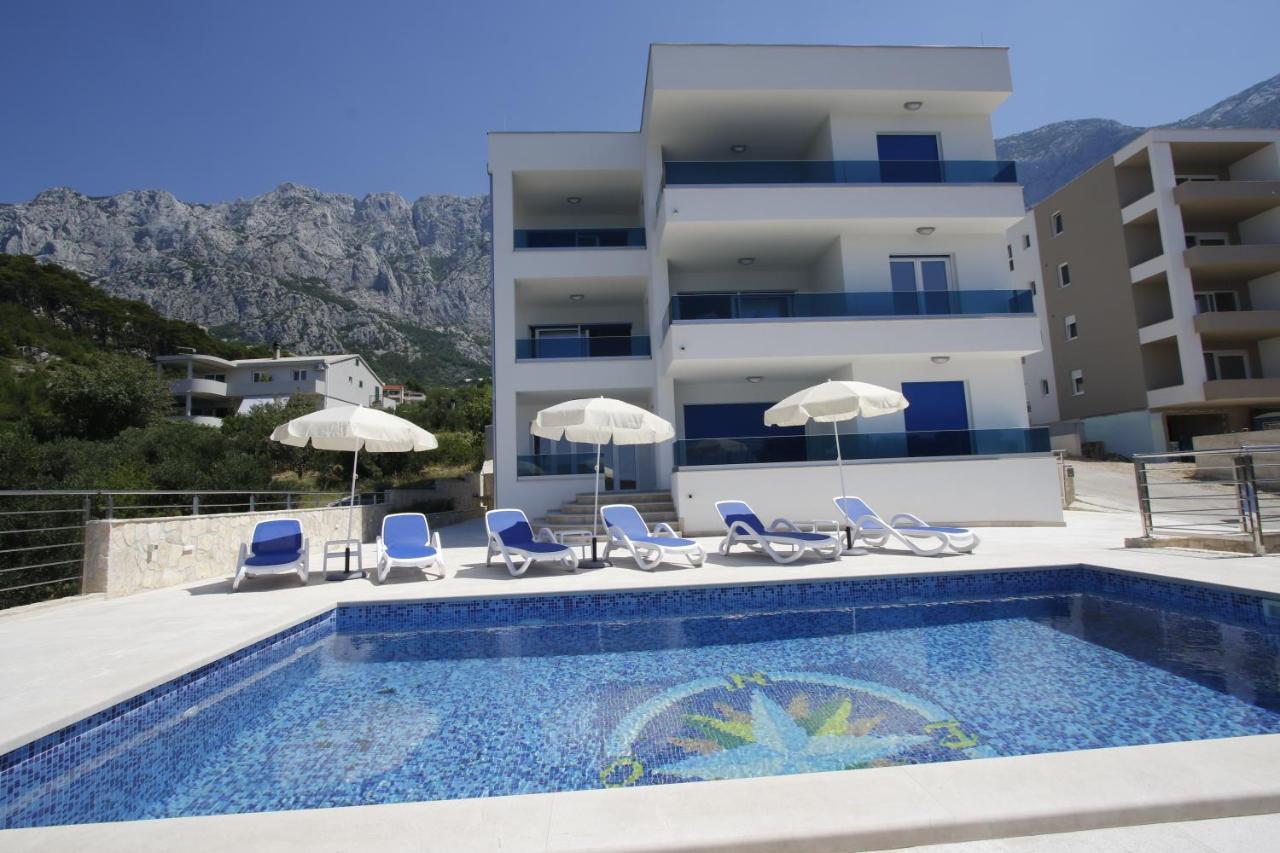 Villa Blue Makarska Bagian luar foto